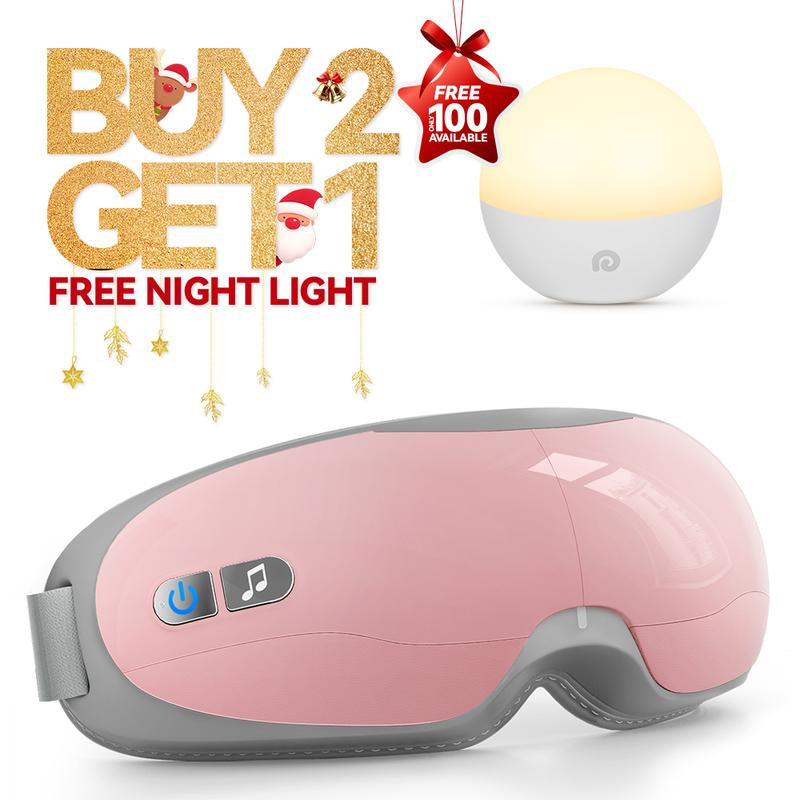 Restnature Eye Massager - Eye Massager with Heat Music, Birthday Gifts for Women Mom, Eye Care Relaxation Self Care Christmas Gifts for Women, Reduce Eye Strain