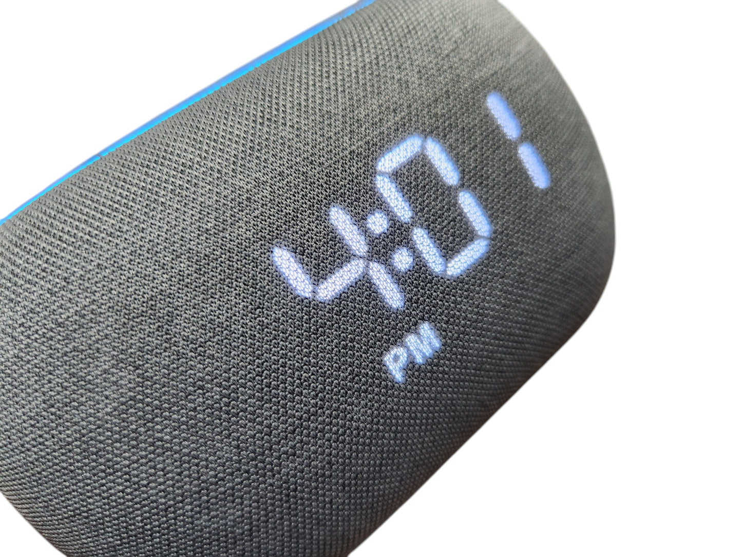 Music Clock Bar Bedside Alarm Clock 7 Night Light Bluetooth Speaker White Noise