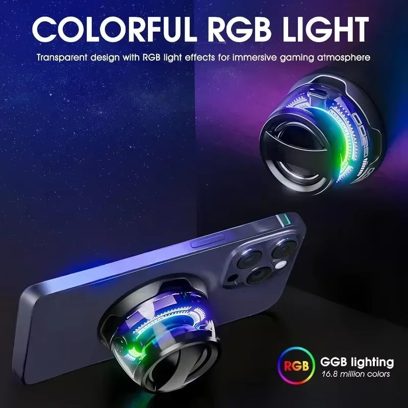 NEW 2025 G200 2PCS Bluetooth Speaker – Portable Magnetic Mini Speaker with RGB Lights, BT5.3, 7H Playtime & Phone Holder