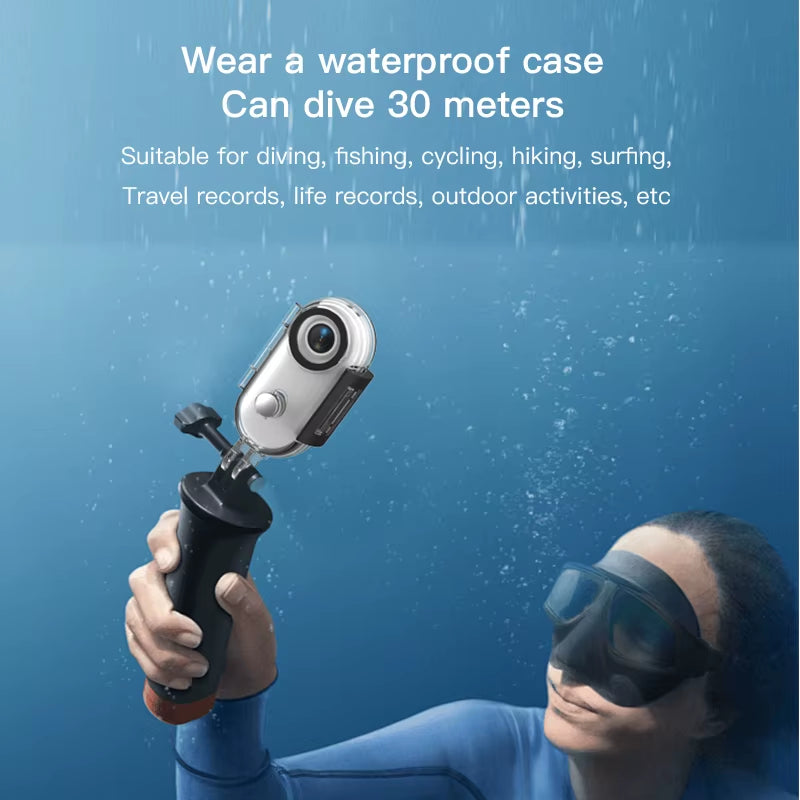 4K Thumb Camera Mini Sports Bodycam with Waterproof Action Camera Magnetic Wearables Vlog Helmet Camera Bicycle Video Wifi Cam