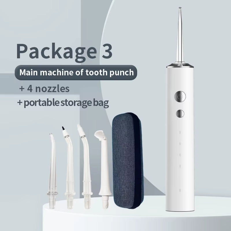 Oral Irrigator for Teeth Water Flosser Multi-Function Portable Dental Water Jet 300ML Water Tank Teeth Cleaner Detachable