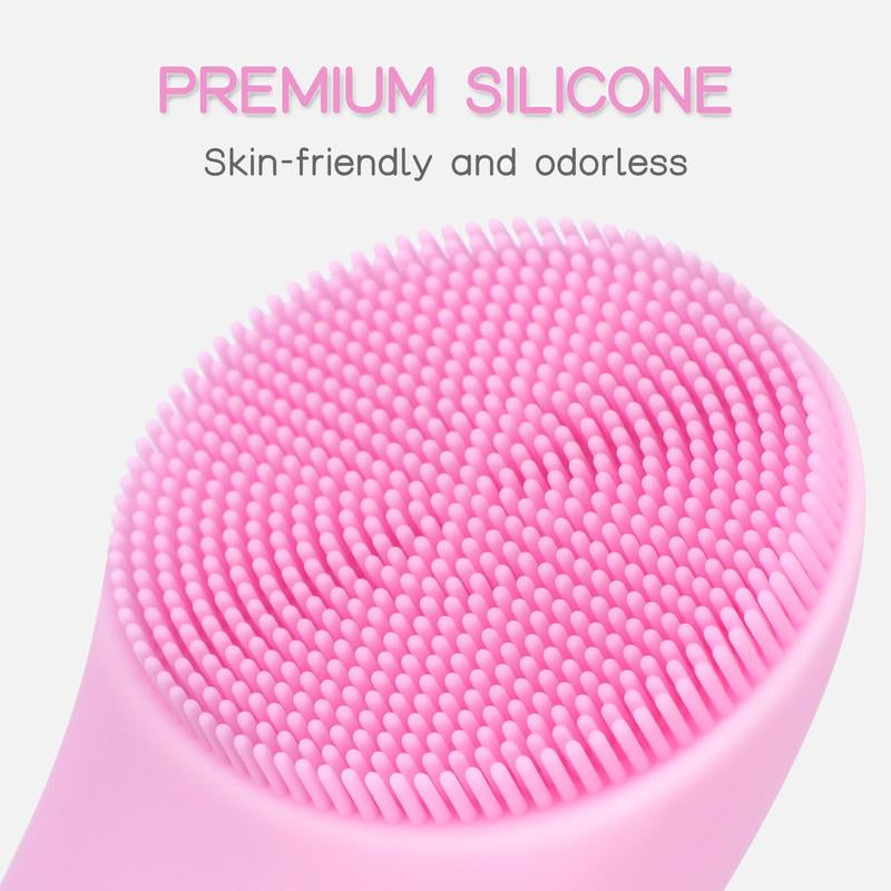 PRITECH Electric Facial Cleansing Silicone Brush with Heat-Assisted Absorption & Adjustable Vibration Modes for Deep Cleansing & Gentle Exfoliation #Tiktokshopblackfriday #Tiktokshopcybermonday
