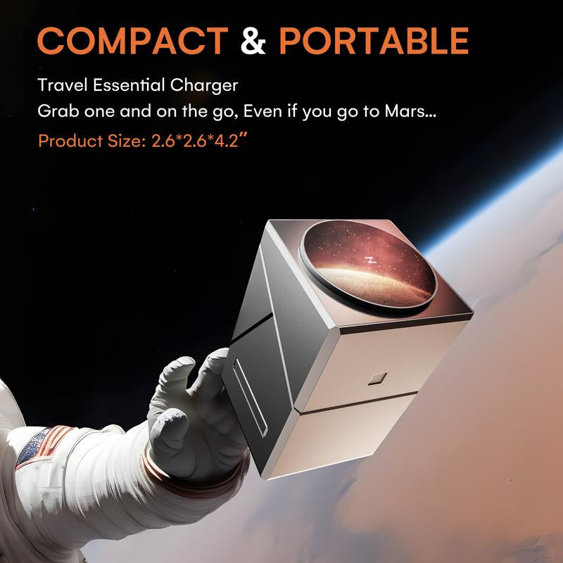 3-In-1 Wireless Charging Station Qi2.Magnetic Charger for Iphone16 15 14 13 Pro Max plus Full Series. Wireless Charging Station for Airpods/ Iwatch/ Android. Perfectly Fit in Home and Office. 15W Fast Charging