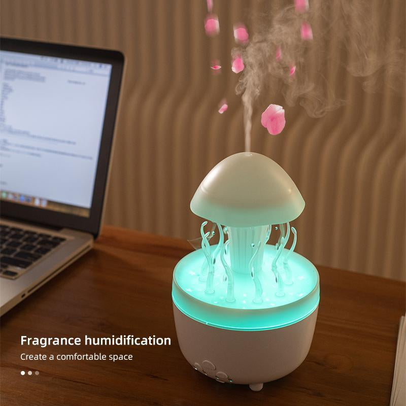 Jellyfish Design Aroma Diffuser, Color Changing Air Humidifier, Essential Oil Diffuser, Home Air Humidifier for Living Room Bedroom