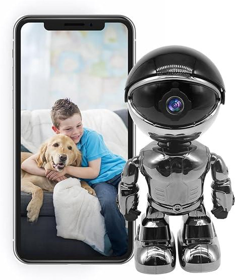 Smart Robot Camera, Home Camera 3 Million Pixels, Two-Way Voice Automatic Tracking Function, Alarm Function, Pet/Baby/Indoor Camera