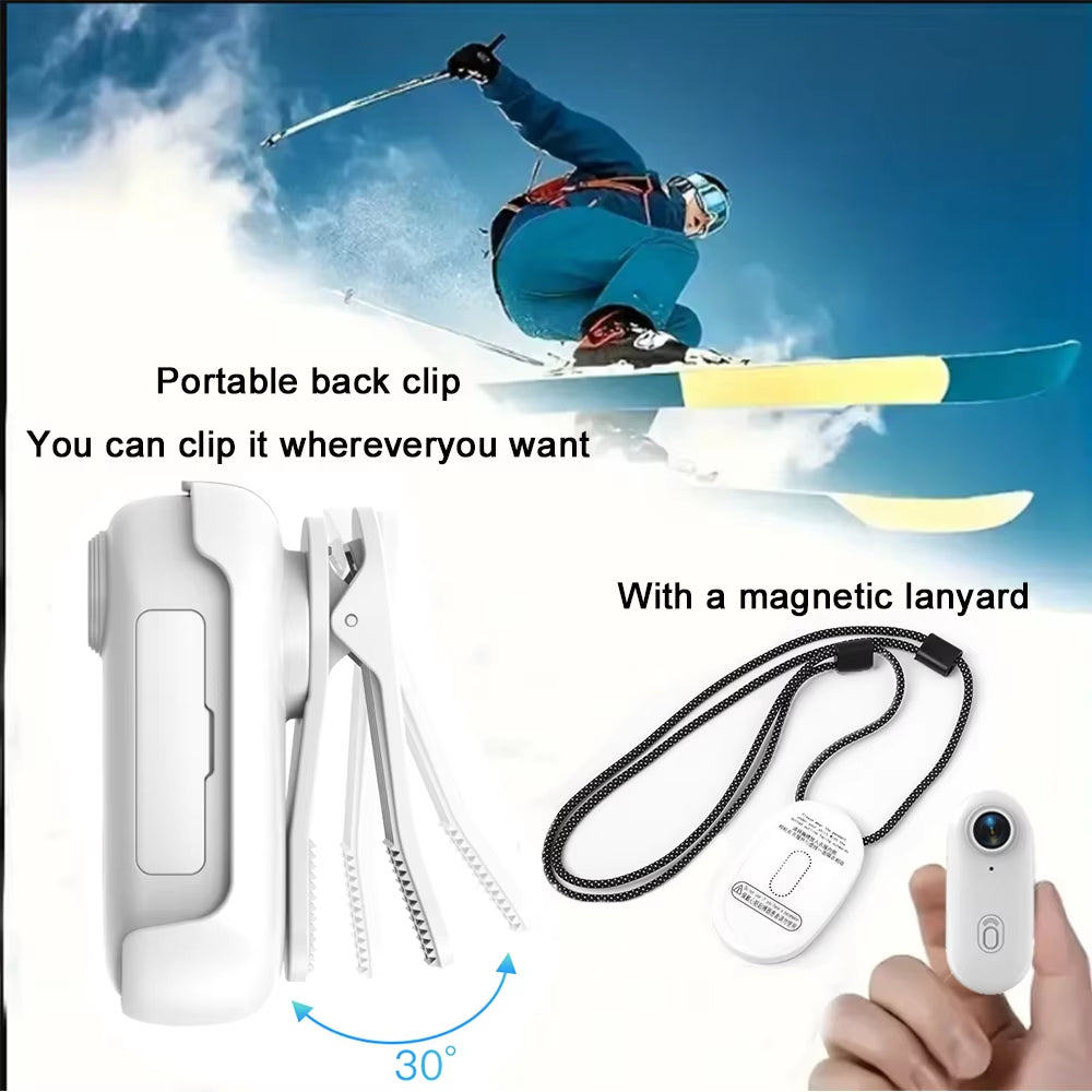 4K Thumb Camera Mini Sports Bodycam with Waterproof Action Camera Magnetic Wearables Vlog Helmet Camera Bicycle Video Wifi Cam