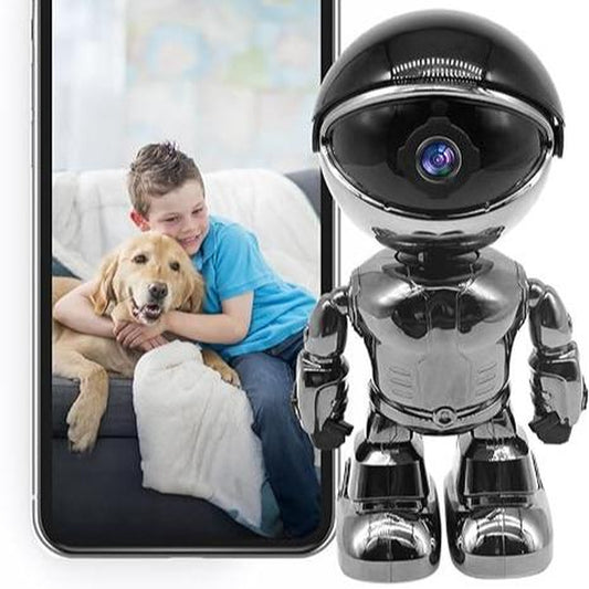 Smart Robot Camera, Home Camera 3 Million Pixels, Two-Way Voice Automatic Tracking Function, Alarm Function, Pet/Baby/Indoor Camera