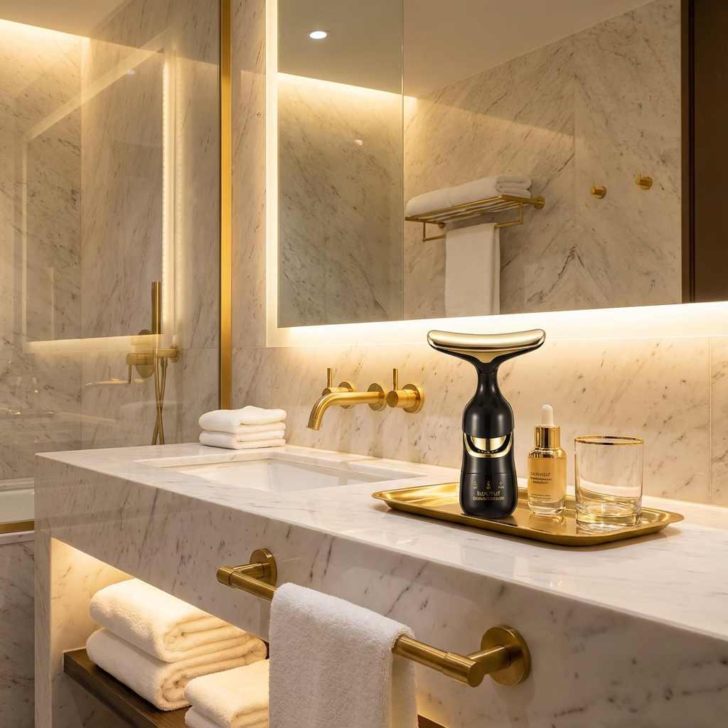 Microcurrent Face & Neck Lifting Device – Instant Firming, Sculpting & Anti-Aging