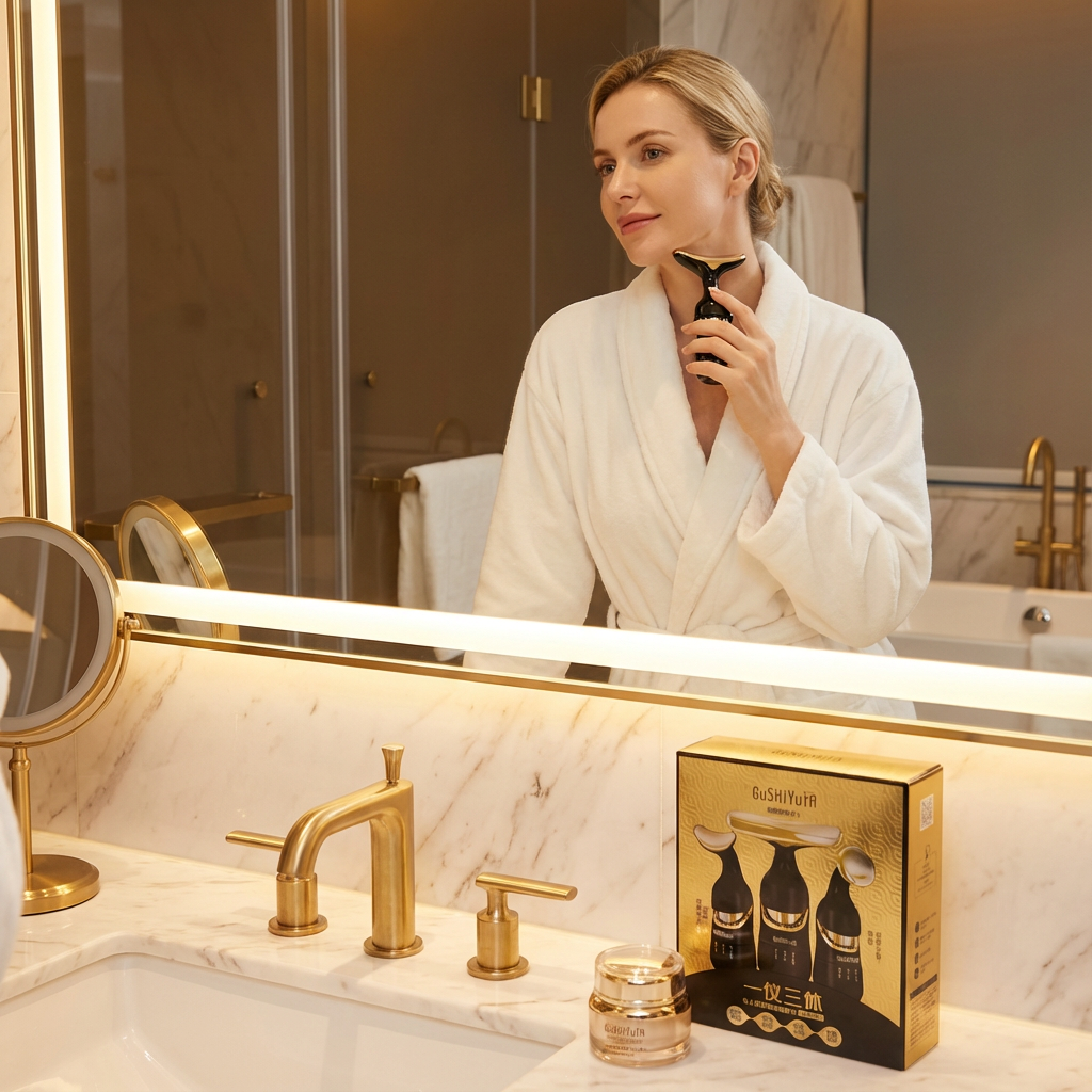 Microcurrent Face & Neck Lifting Device – Instant Firming, Sculpting & Anti-Aging