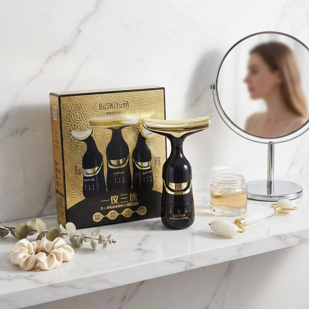 Microcurrent Face & Neck Lifting Device – Instant Firming, Sculpting & Anti-Aging