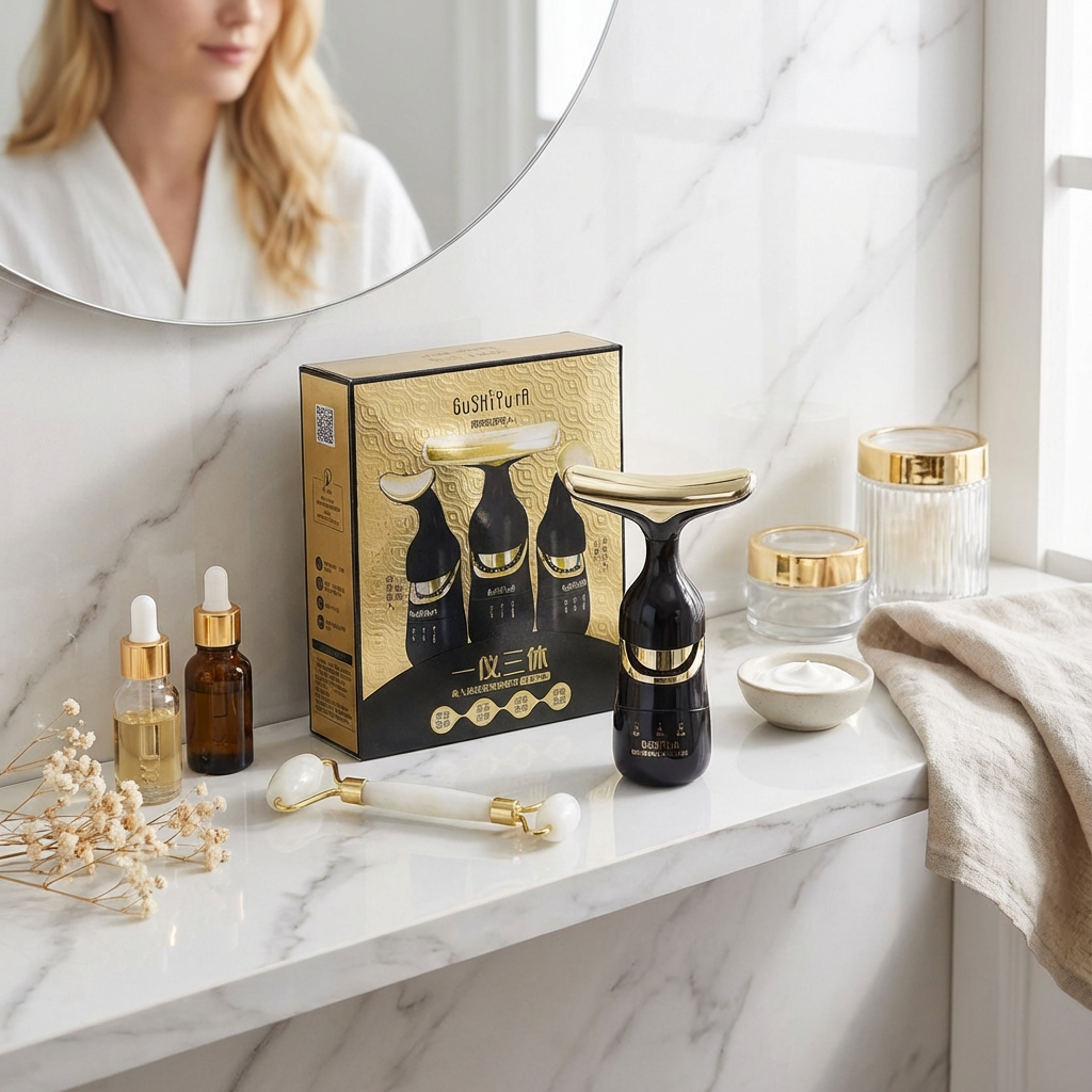 Microcurrent Face & Neck Lifting Device – Instant Firming, Sculpting & Anti-Aging