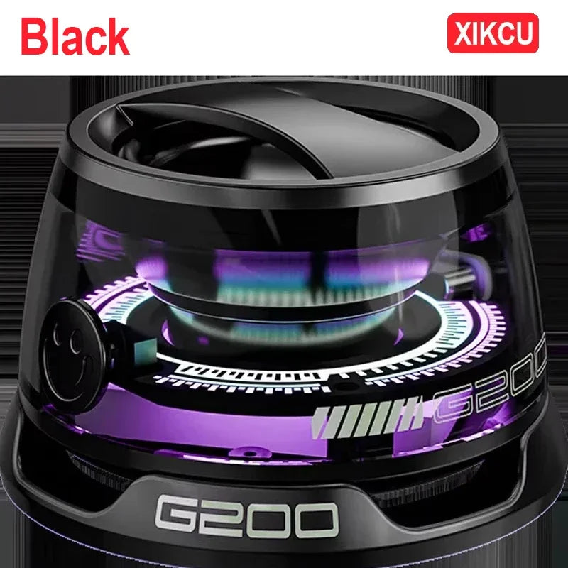G200 Portable Bluetooth Speaker RGB Lighting Magnetic Speaker BT5.0 Mini Sound Box 7 Hours Playback Phone Holder