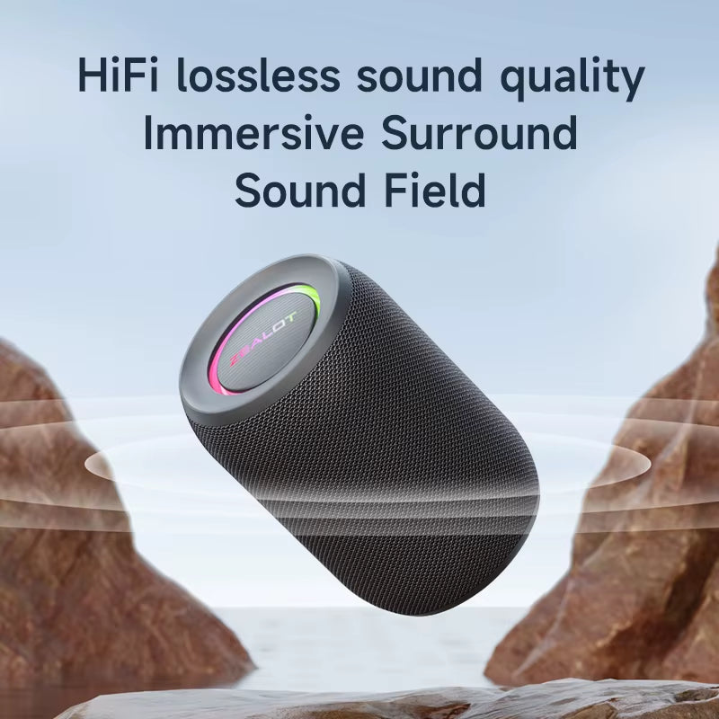 -S32Pro Powerful Bluetooth Speaker, Bass Wireless, LED Light, Outdoor Speakers, Subwoofer, Waterproof Sound Box Support