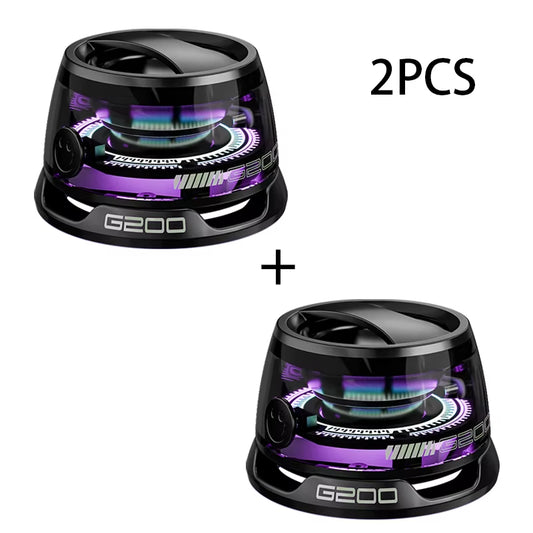 NEW 2025 G200 2PCS Bluetooth Speaker – Portable Magnetic Mini Speaker with RGB Lights, BT5.3, 7H Playtime & Phone Holder