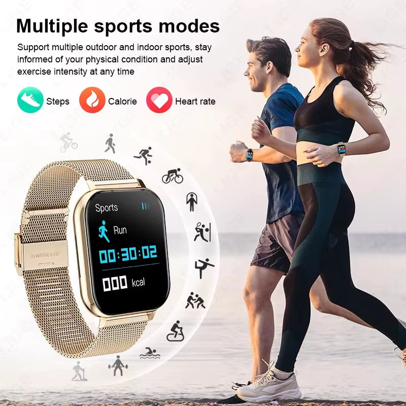 New Smart Watch Multiple Sports Mode Sleep Monitor Find Phone Bluetooth Call Smart Watch Men Women Gift