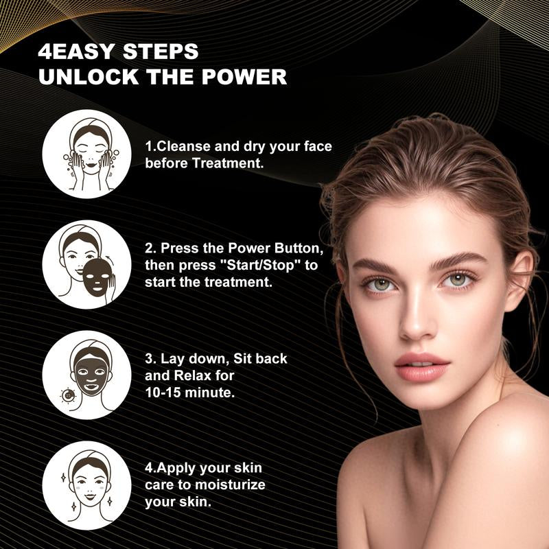 Led Face Mask Light Therapy,Red Light Face Mask,Light Mask,Led Facial Mask Device for Home Use,Red-Light-Therapy-For-Face,Seven- Colors LED Facial Skin Care Mask (White) Comfort Multifunctional Beauty Machine