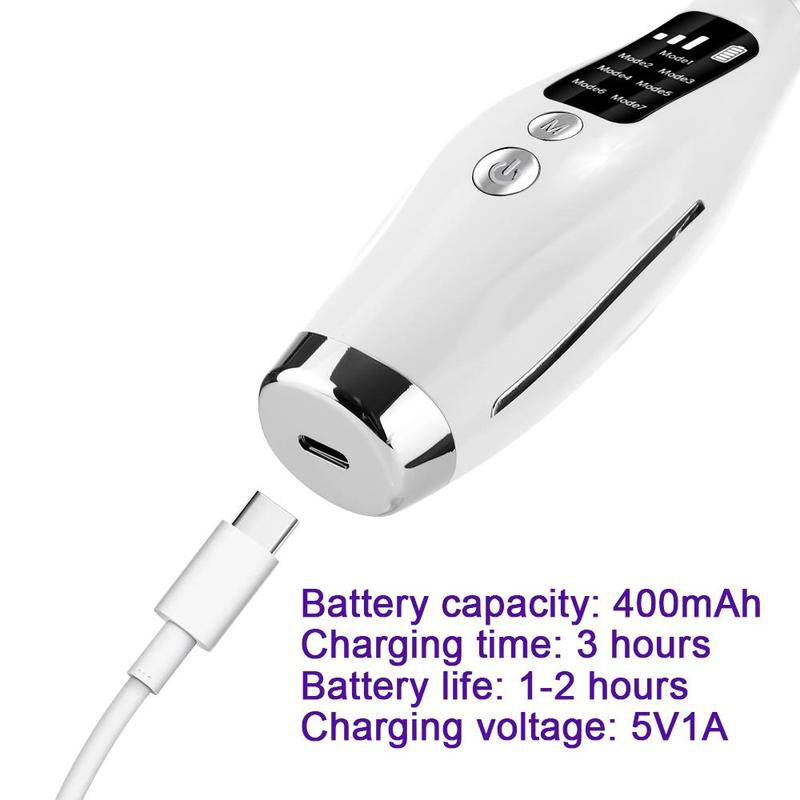 Electric Neck & Face Massager, 7 Color LED Light Neck & Face Lifting Machine with Heating, Firming Facial Skin Care Tool for Women & Girl, Facial Beauty Massagers